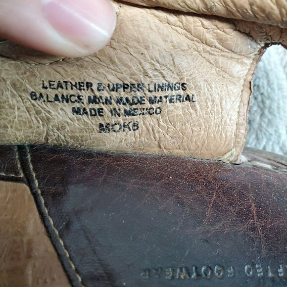 Born Shoes Mens Size 9 M/W Brown Leather Cabot III Sandals - Picture 5 of 9